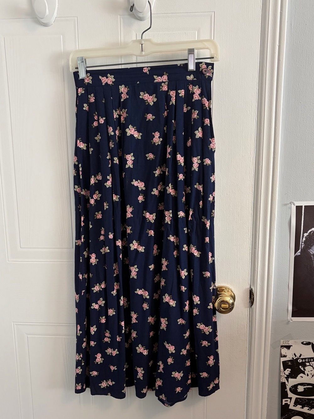 1990s Cottage Core Maxi Skirt